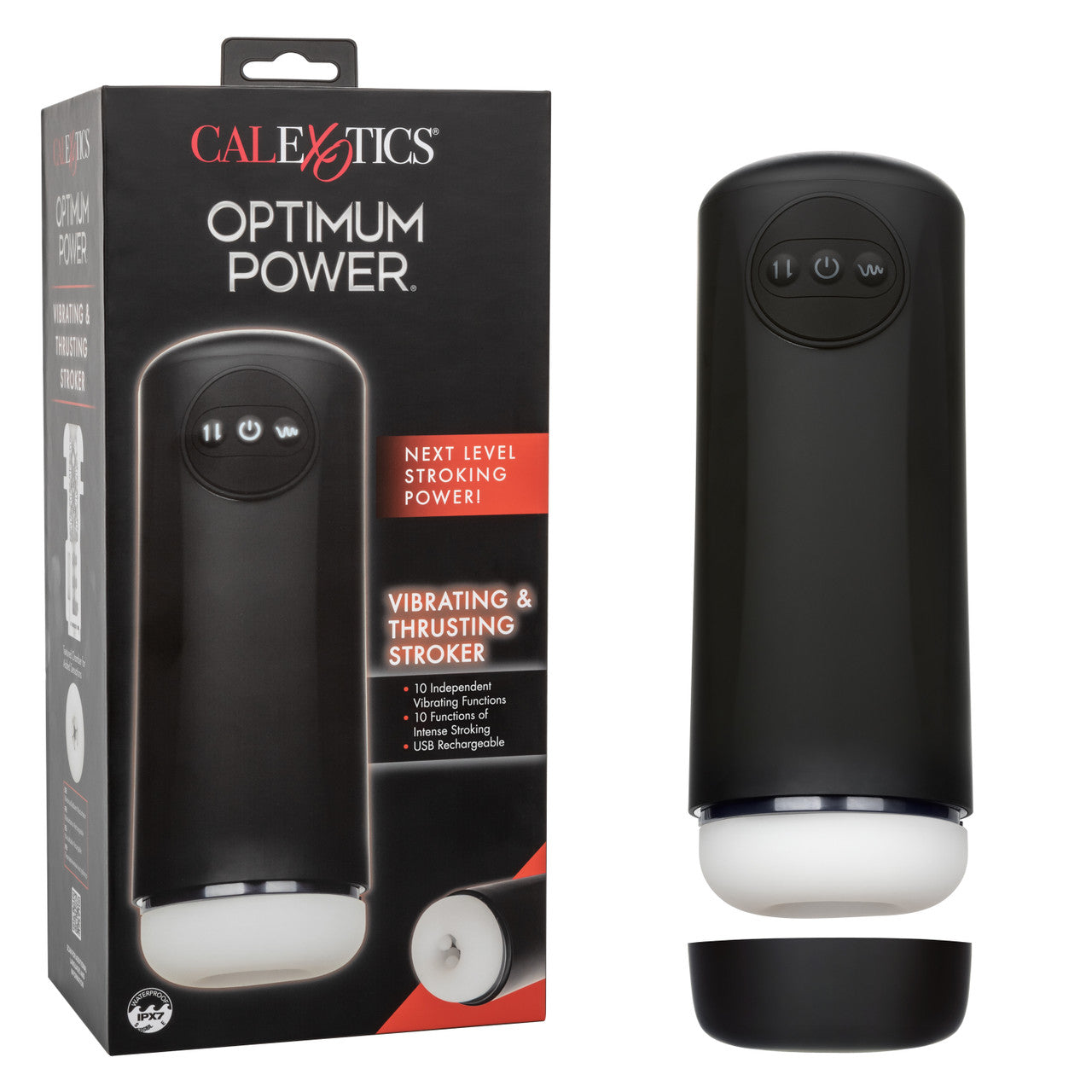 Hella Raw Optimum Power Vibrating & Thrusting Stroker