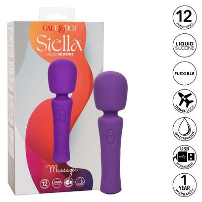 Hella Raw Stella Liquid Silicone Massager Purple