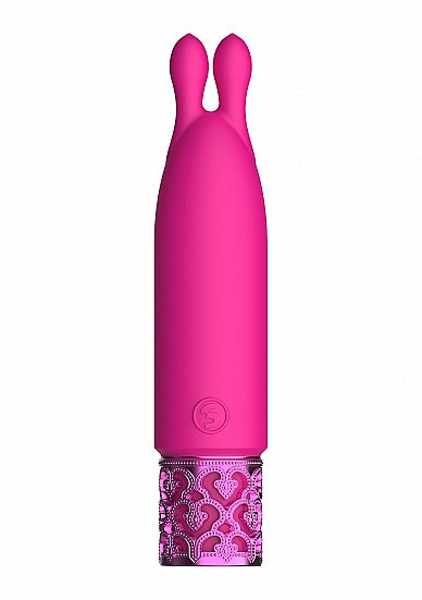 Hella Raw Royal Gems Twinkle Silicone Bullet Rechargeable Pink