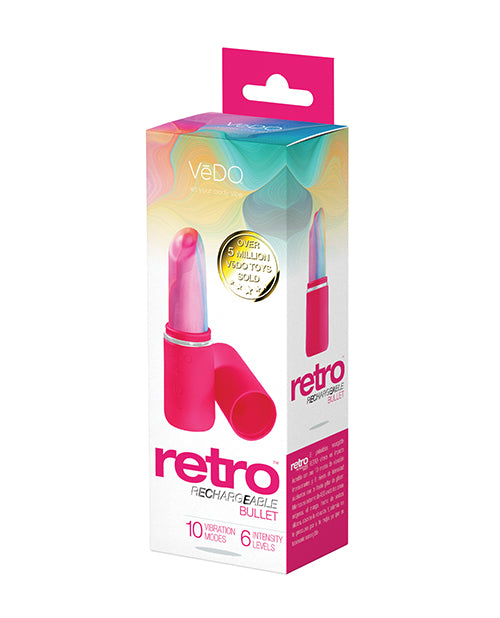 Hella Raw Vedo Retro Rechargeable Bullet Pink