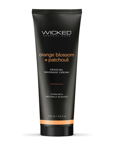 Hella Raw Wicked Massage Cream Orange Blossom + Patchouli 4 Oz