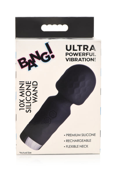 Hella Raw Bang! 10x Mini Silicone Wand Black