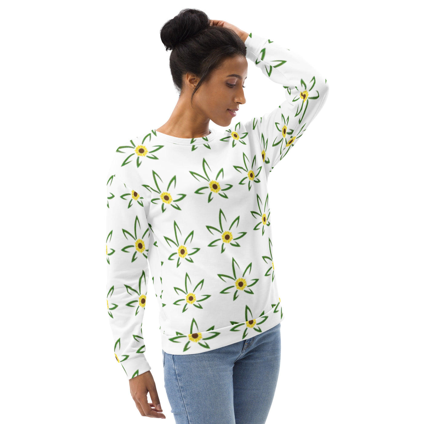 Hella Raw Unisex Sunflower Sweatshirt