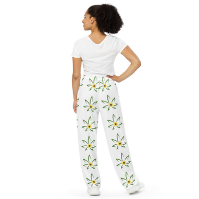 Hella Raw Sunflower All-over print unisex wide-leg pants