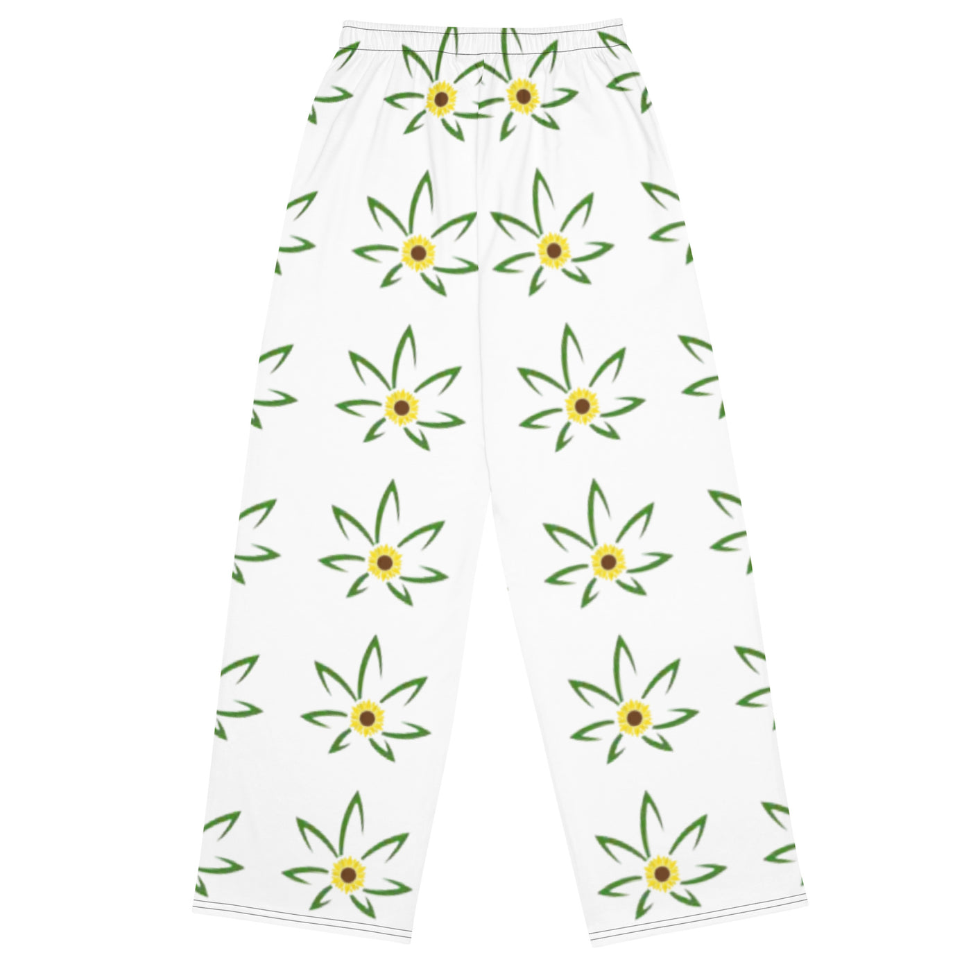 Hella Raw Sunflower All-over print unisex wide-leg pants