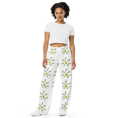 Hella Raw Sunflower All-over print unisex wide-leg pants