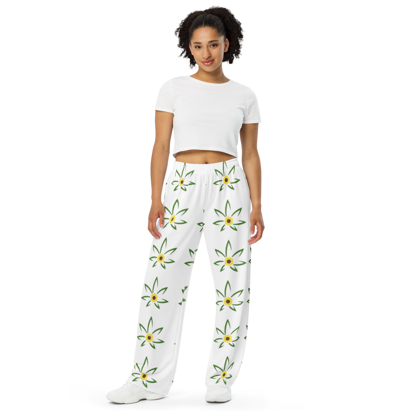 Hella Raw All-over print unisex wide-leg pants