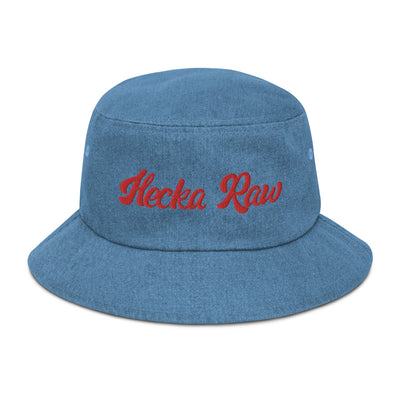 Hecka Raw Denim bucket hat