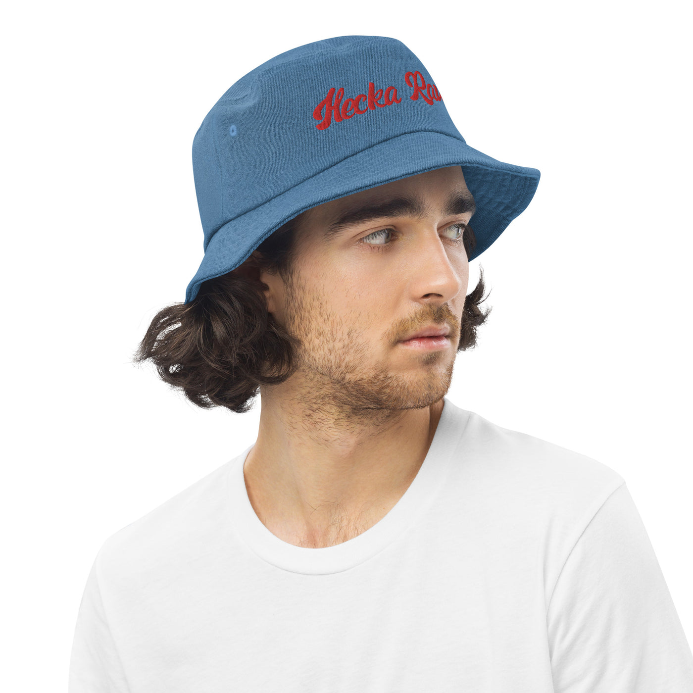 Hecka Raw Denim bucket hat