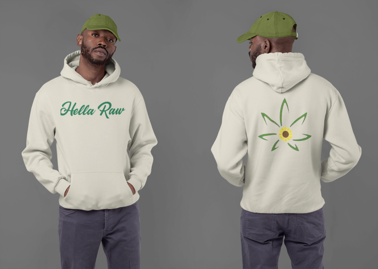 Hella Raw Men Hoodie