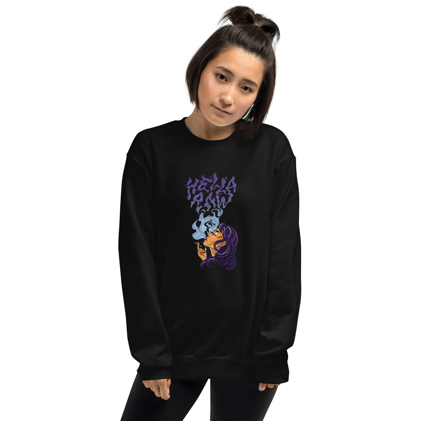 Hella Raw Most High Womens Sweatshirt