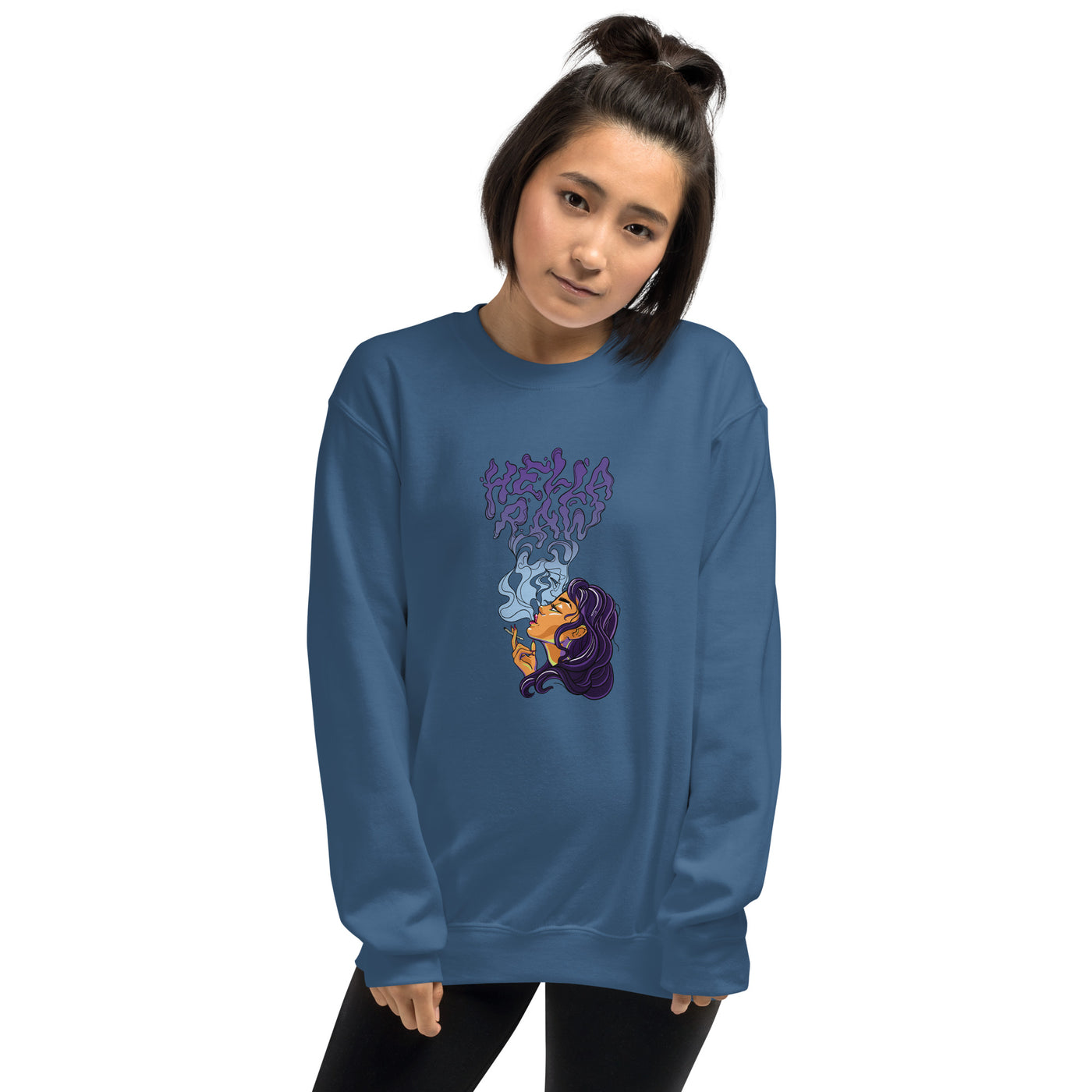 Hella Raw Most High Womens Sweatshirt