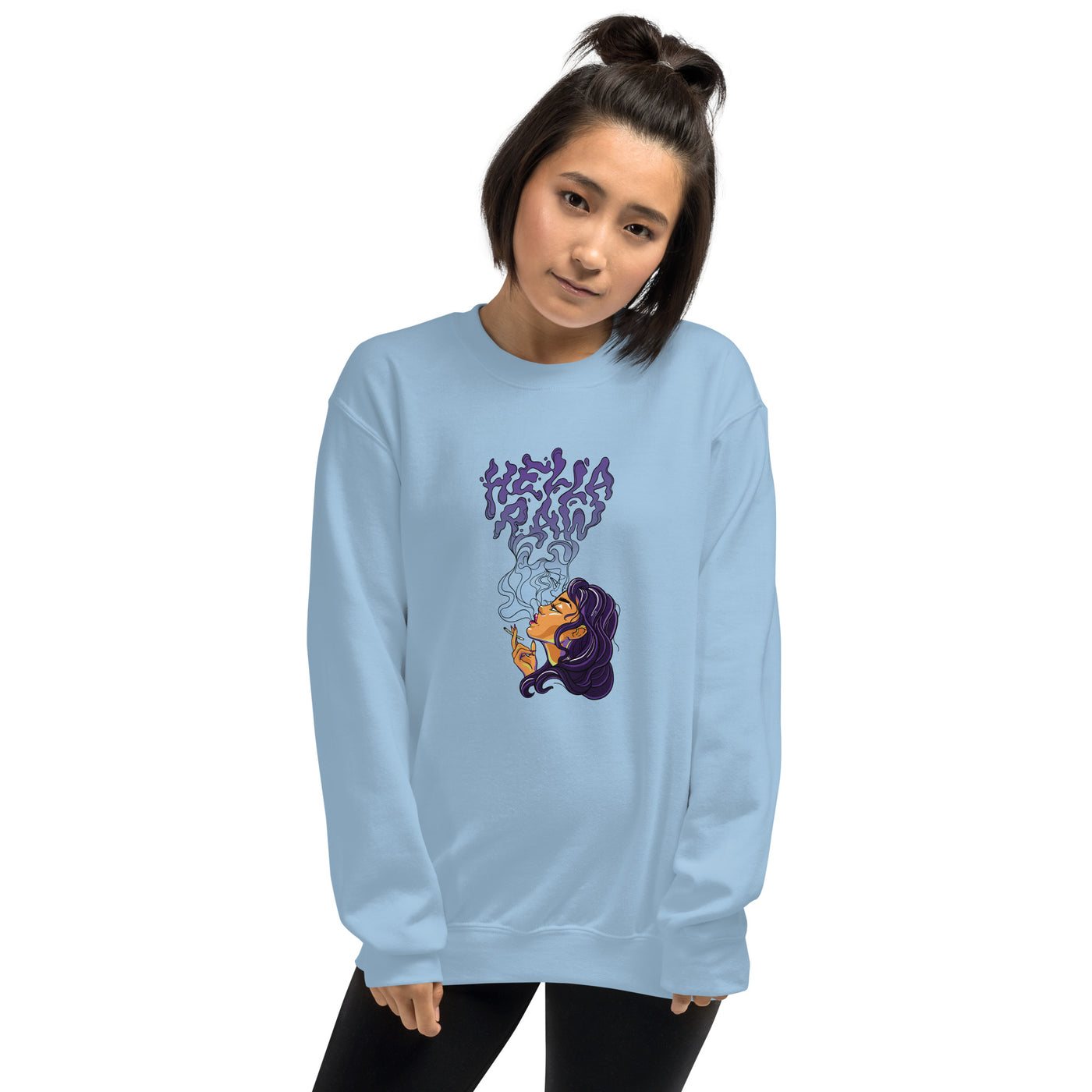 Hella Raw Most High Womens Sweatshirt