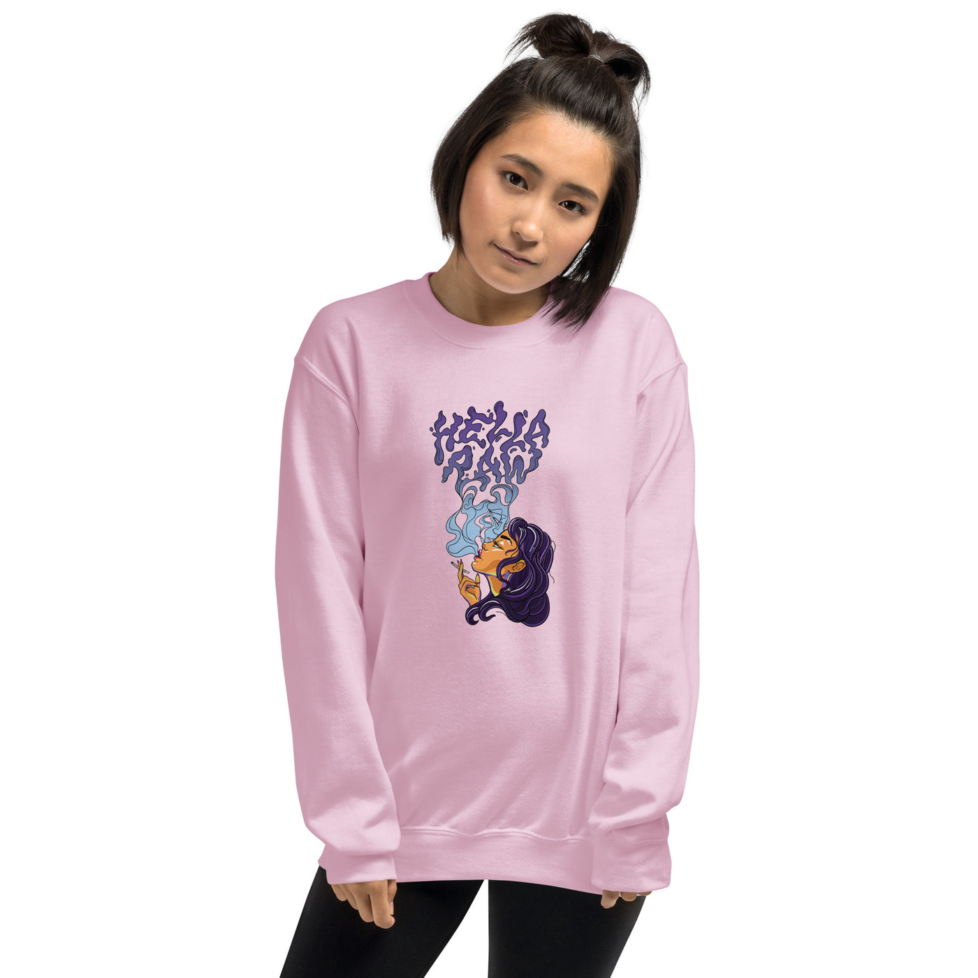 Hella Raw Most High Womens Sweatshirt