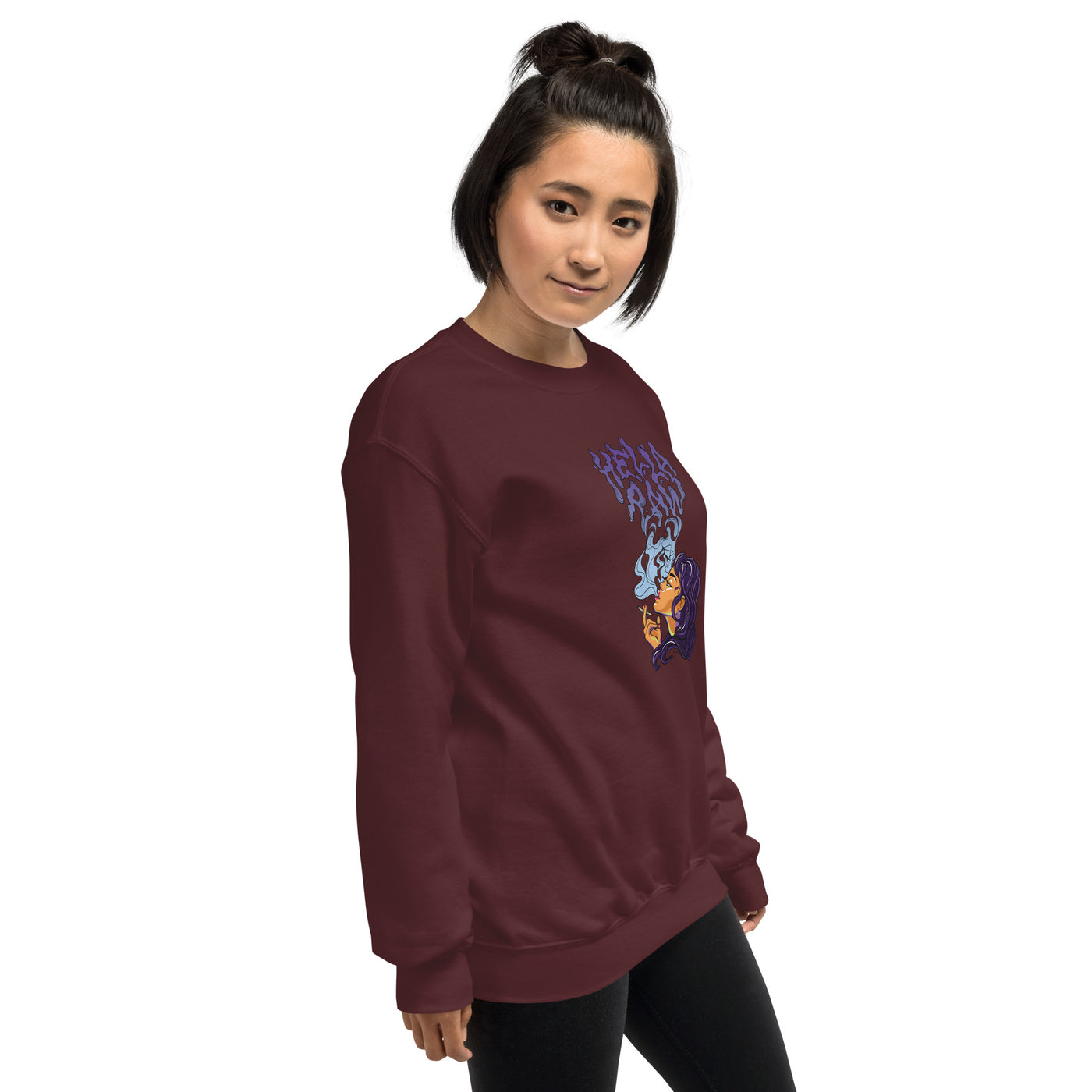 Hella Raw Most High Womens Sweatshirt