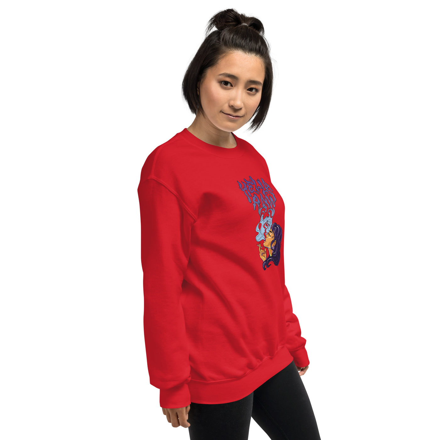 Hella Raw Most High Womens Sweatshirt