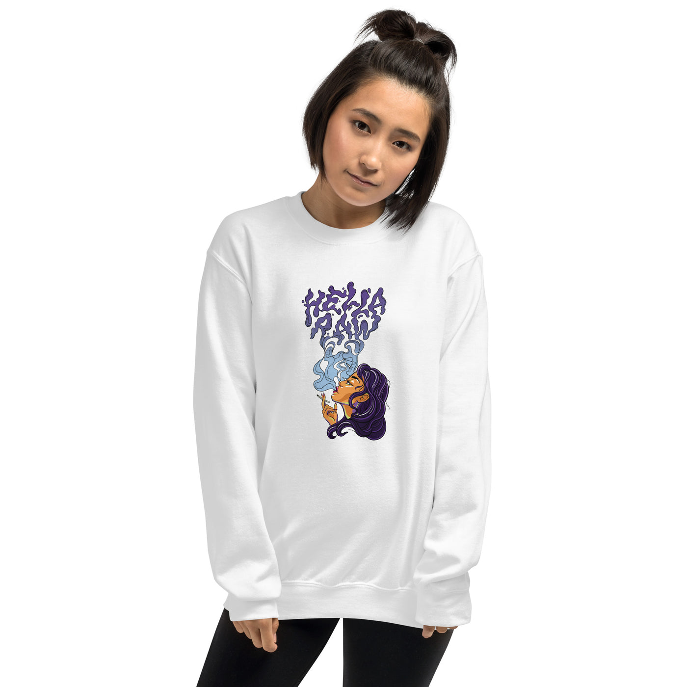 Hella Raw Most High Womens Sweatshirt