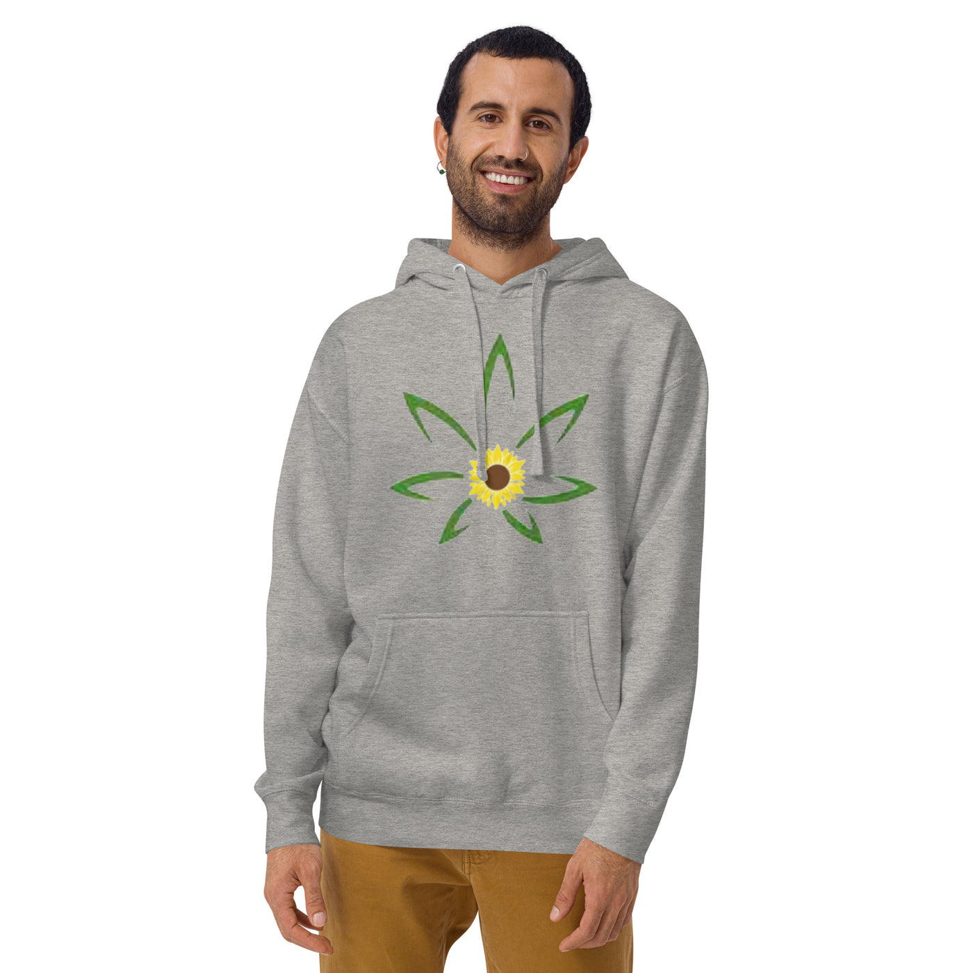 Hella Raw SunFlower Mens Unisex Hoodie