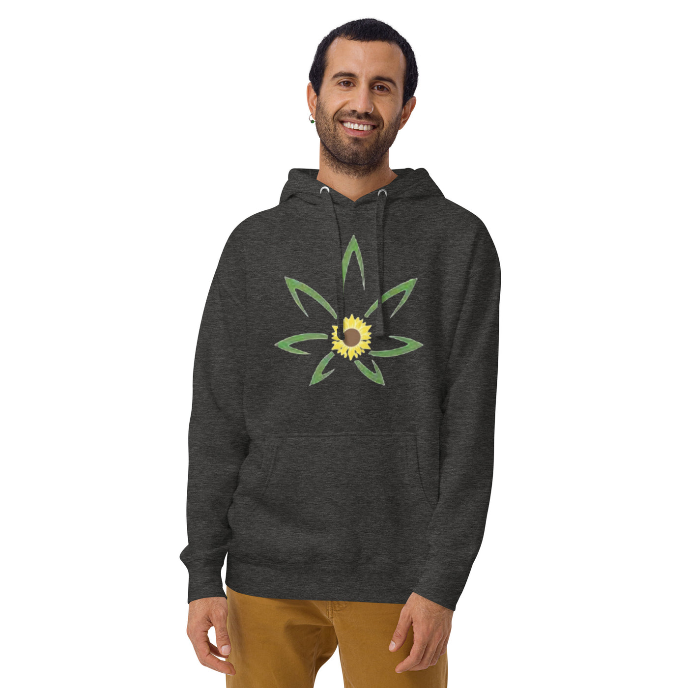 Hella Raw SunFlower Mens Unisex Hoodie