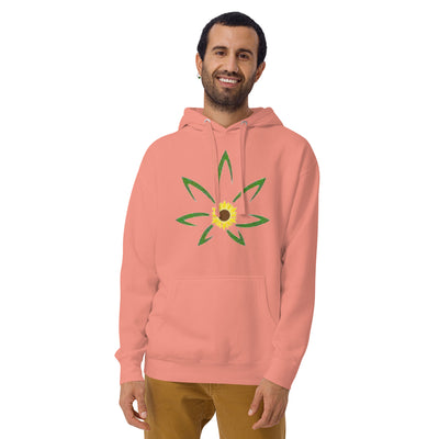 Hella Raw SunFlower Mens Unisex Hoodie