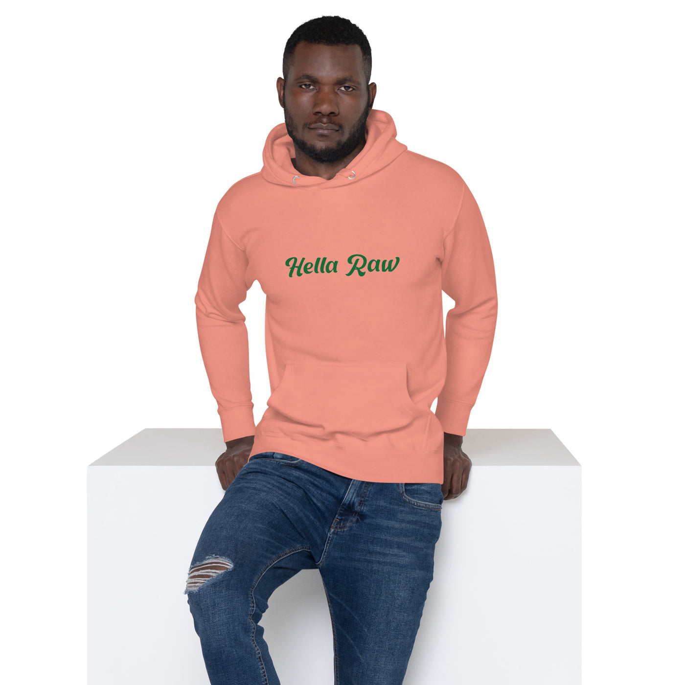 Hella Raw Men Hoodie