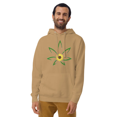 Hella Raw SunFlower Mens Unisex Hoodie