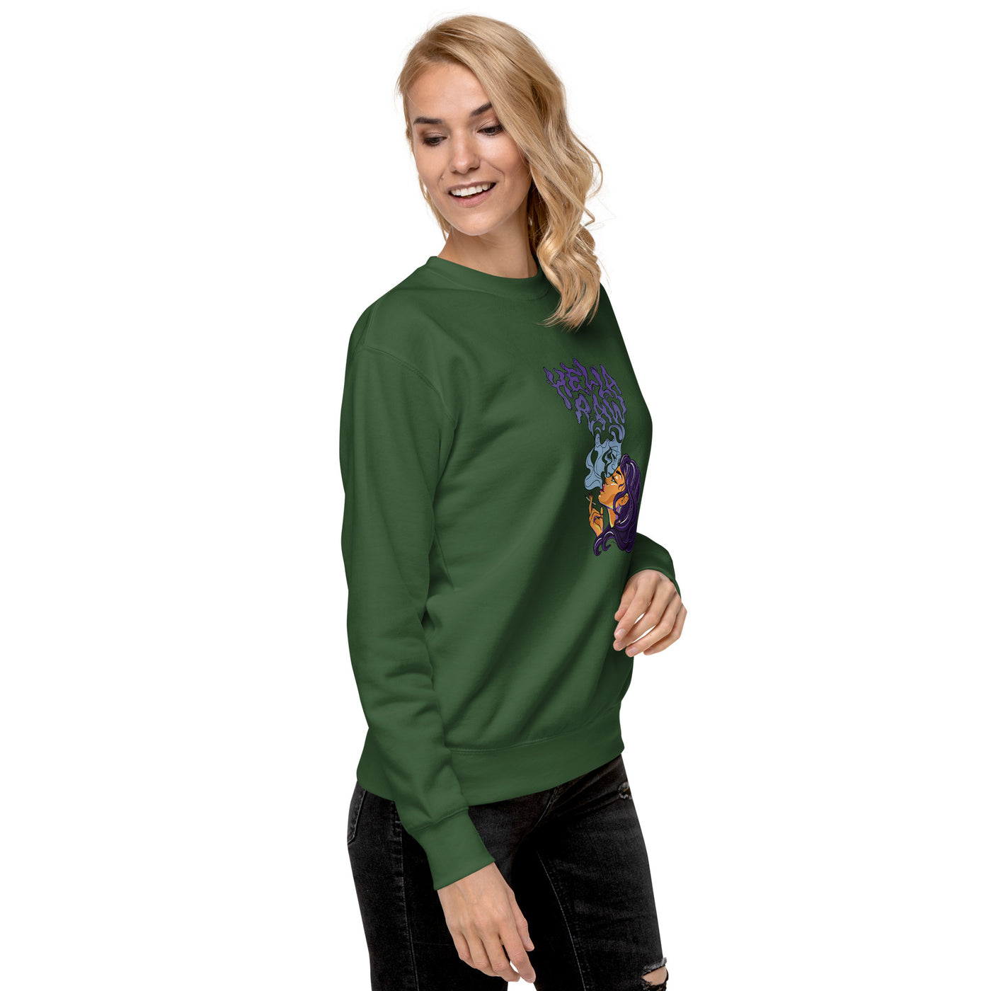 Hella Raw Most High Unisex Premium Sweatshirt