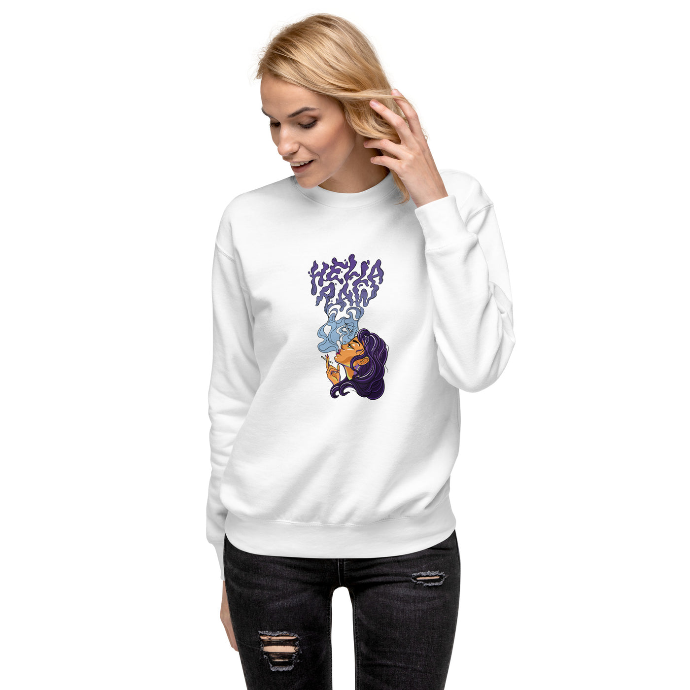 Hella Raw Most High Unisex Premium Sweatshirt