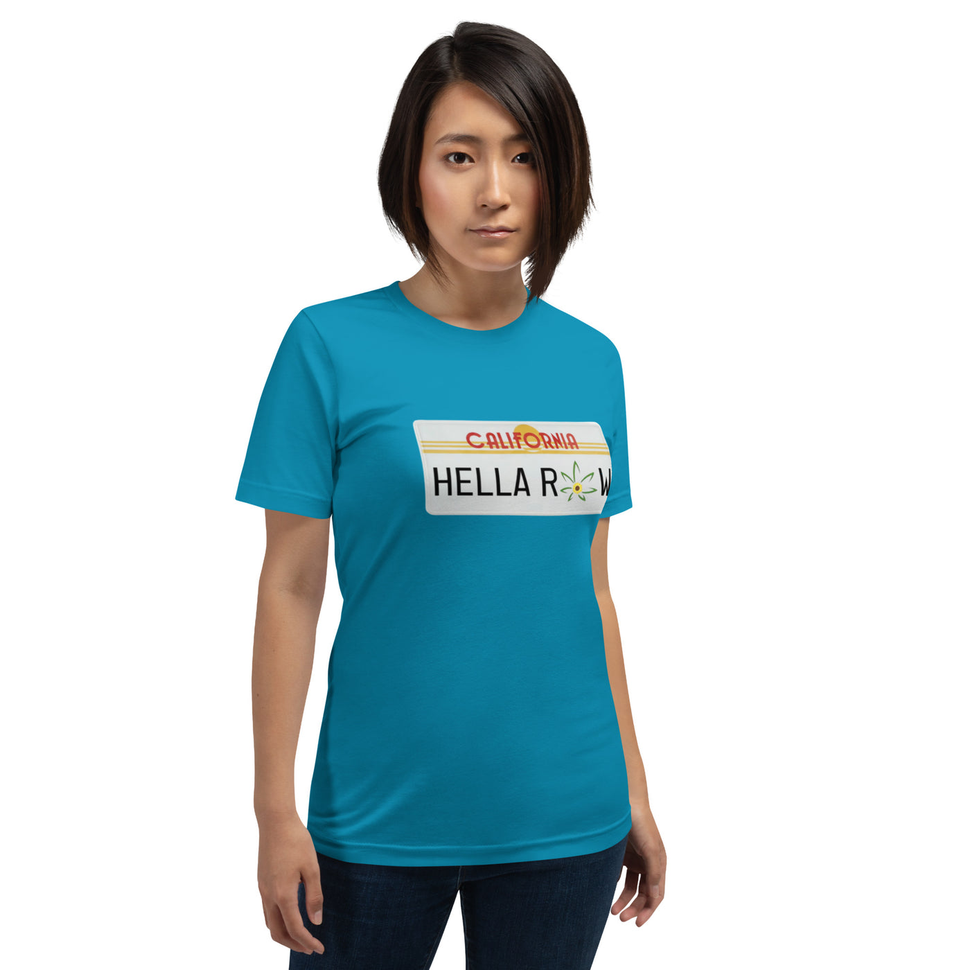 Hella Raw Cali License Plate Unisex t-shirt