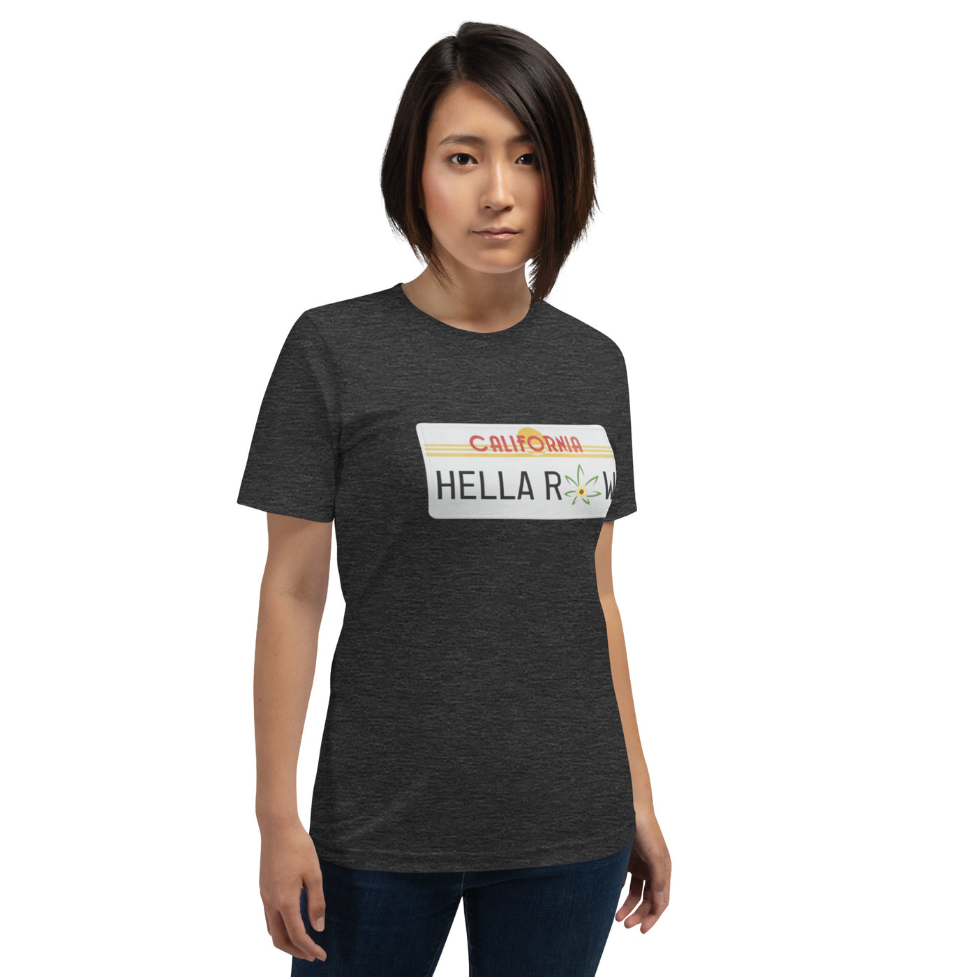 Hella Raw Cali License Plate Unisex t-shirt