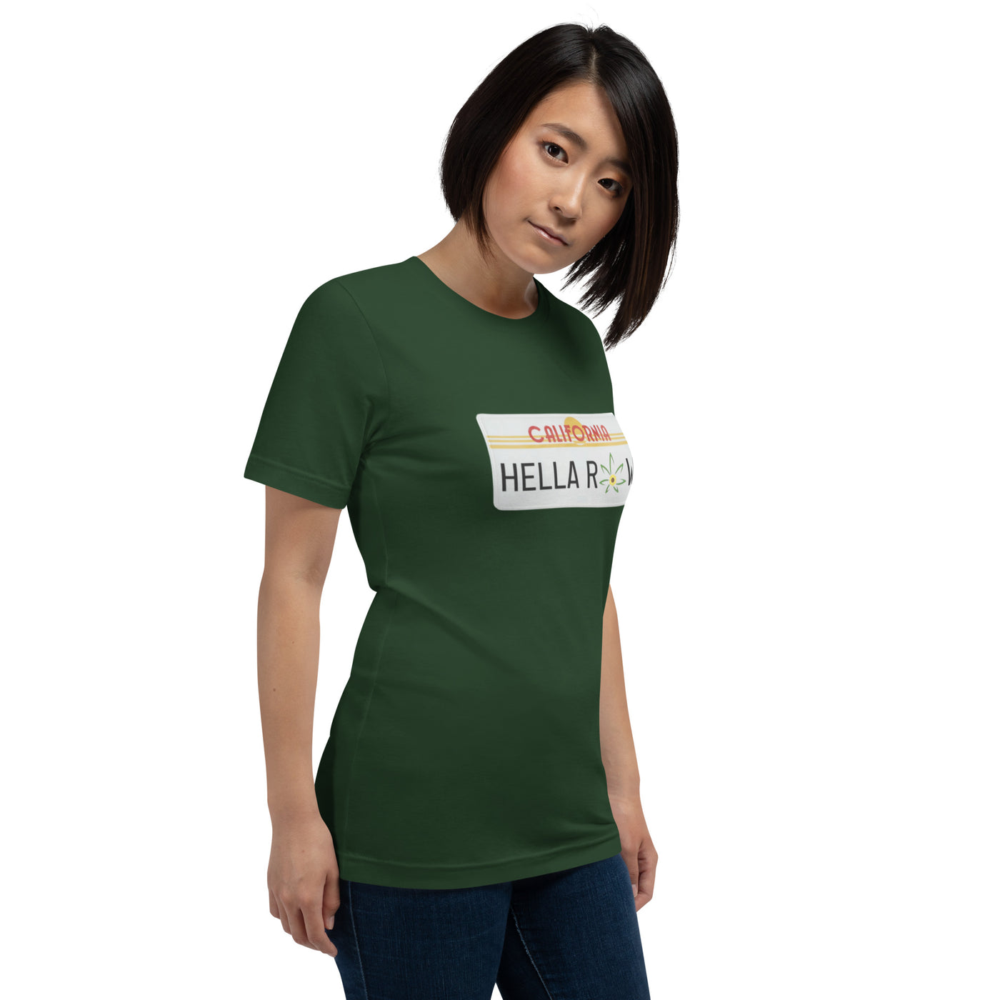 Hella Raw Cali License Plate Unisex t-shirt