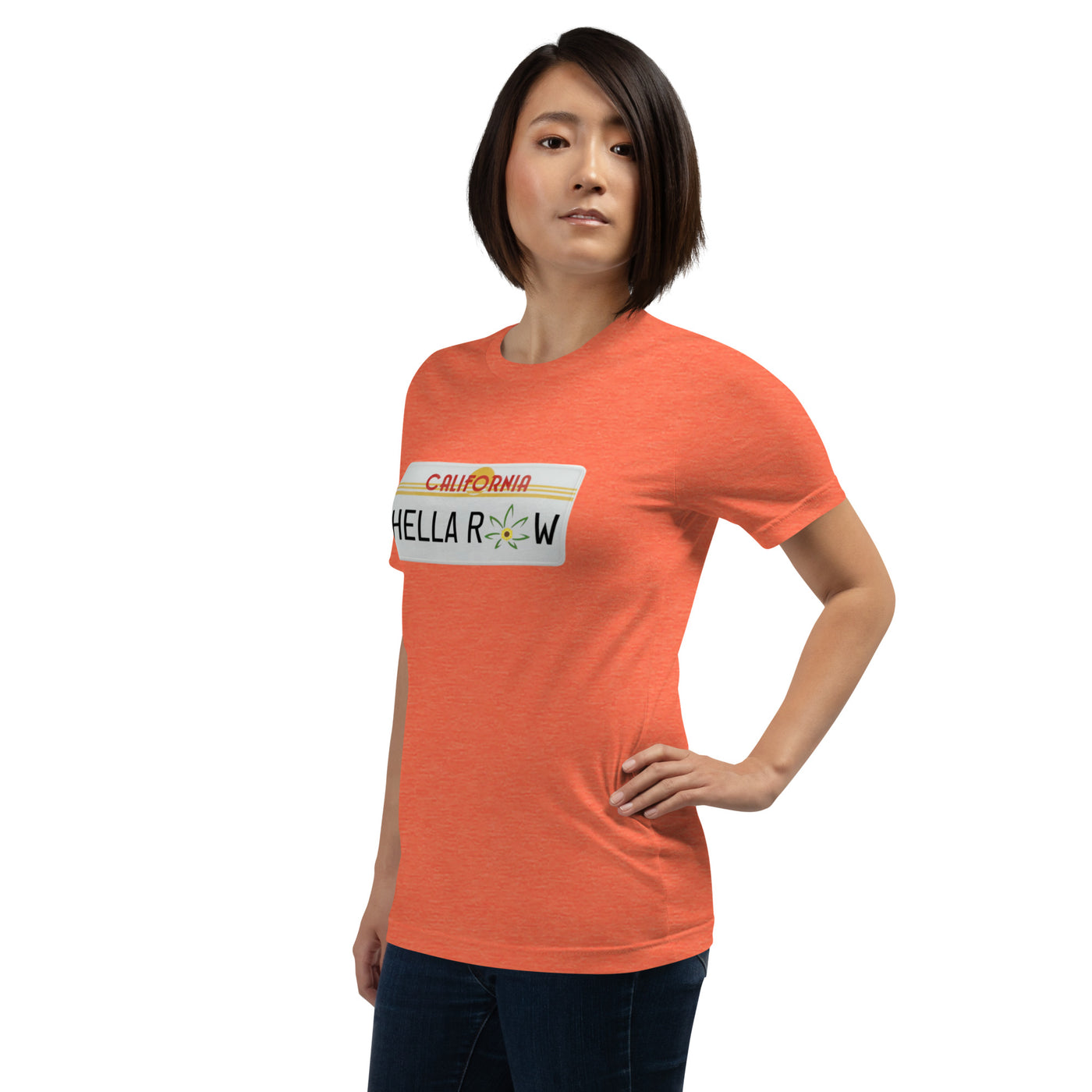 Hella Raw Cali License Plate Unisex t-shirt