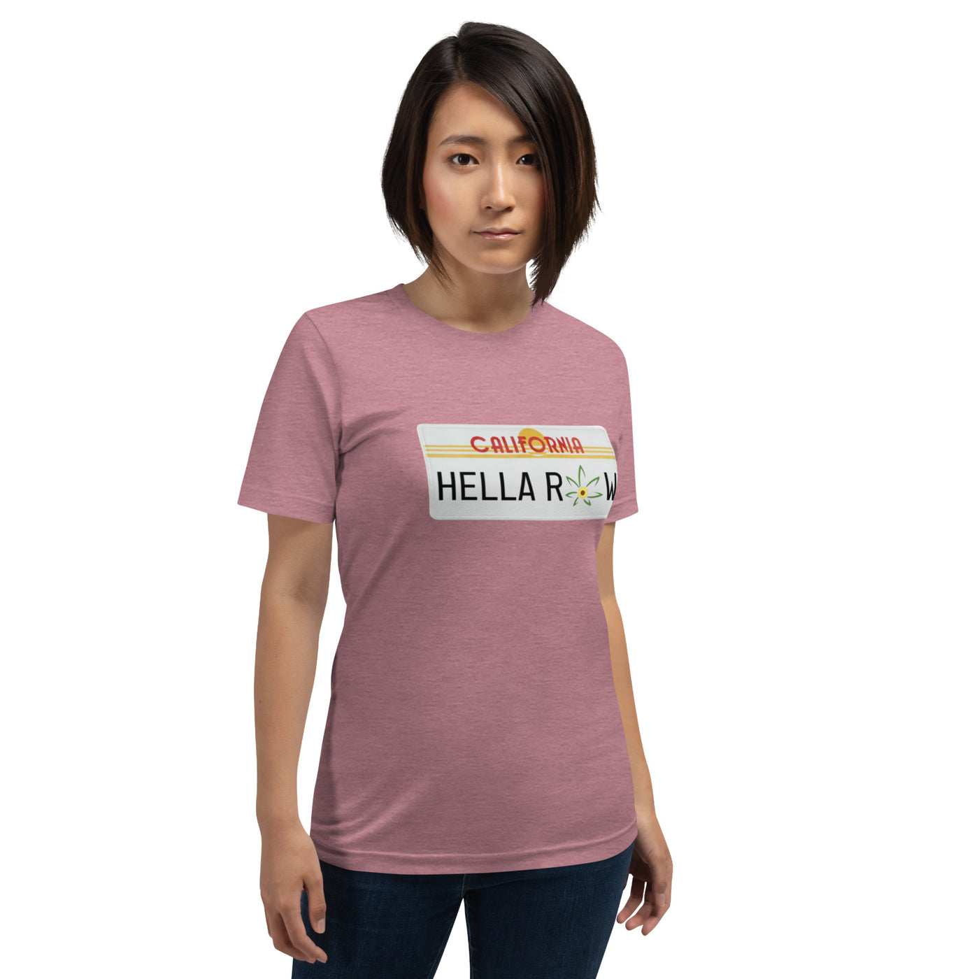 Hella Raw Cali License Plate Unisex t-shirt