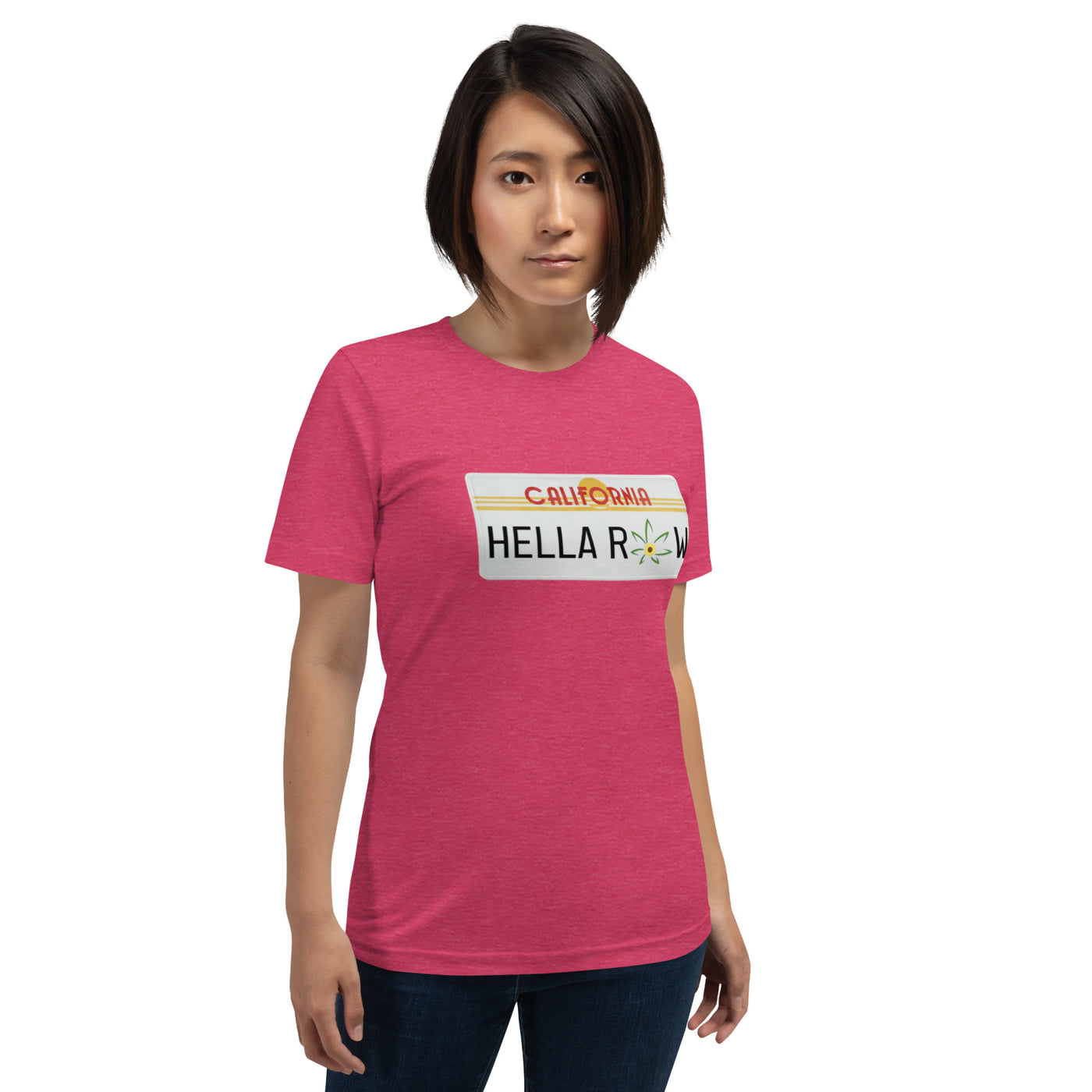 Hella Raw Cali License Plate Unisex t-shirt