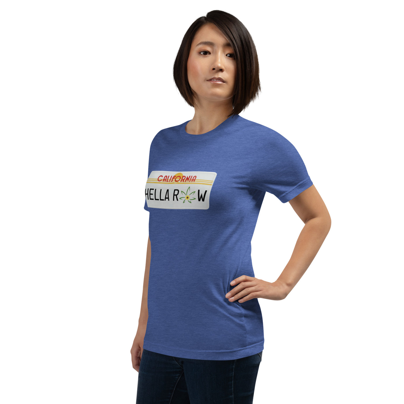 Hella Raw Cali License Plate Unisex t-shirt