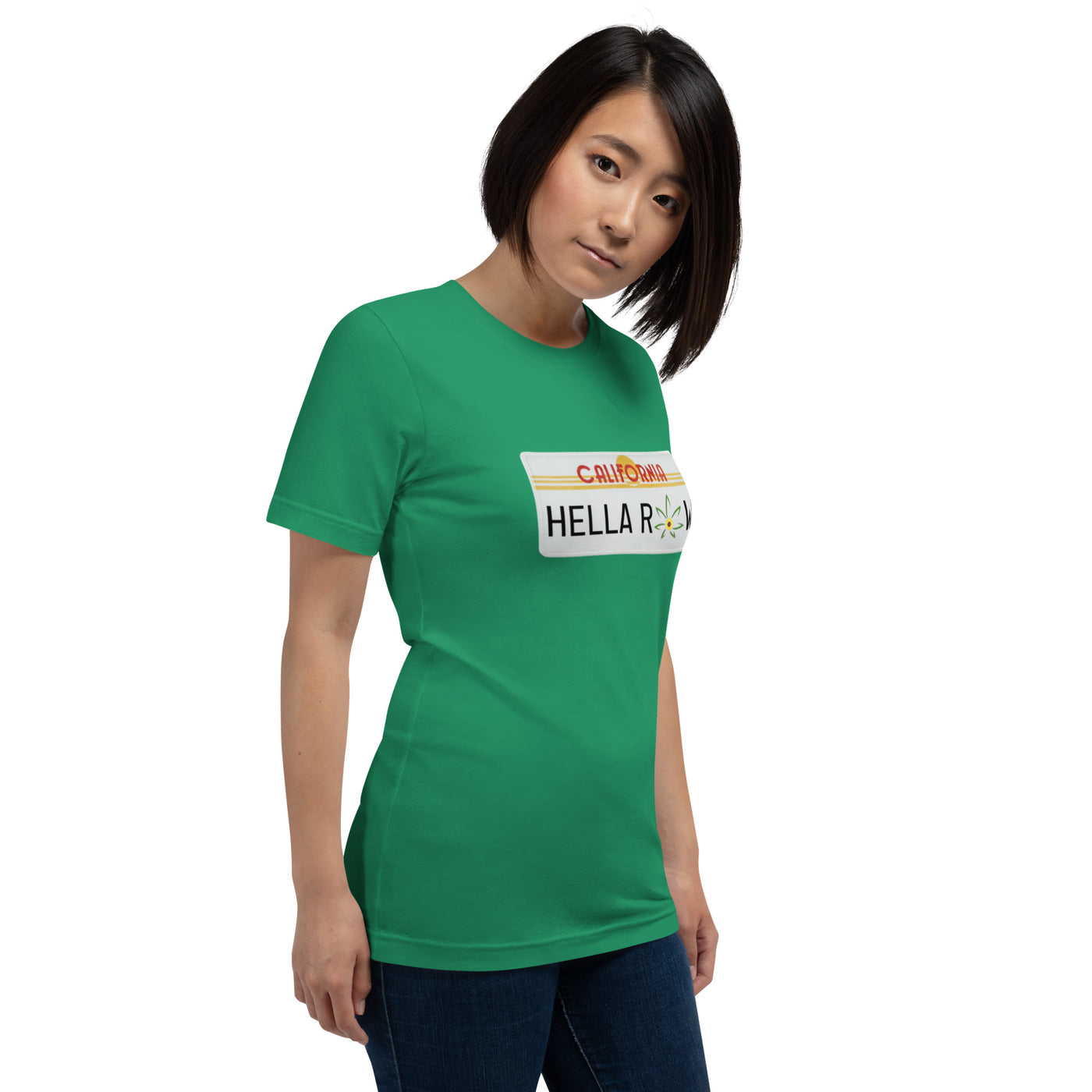 Hella Raw Cali License Plate Unisex t-shirt