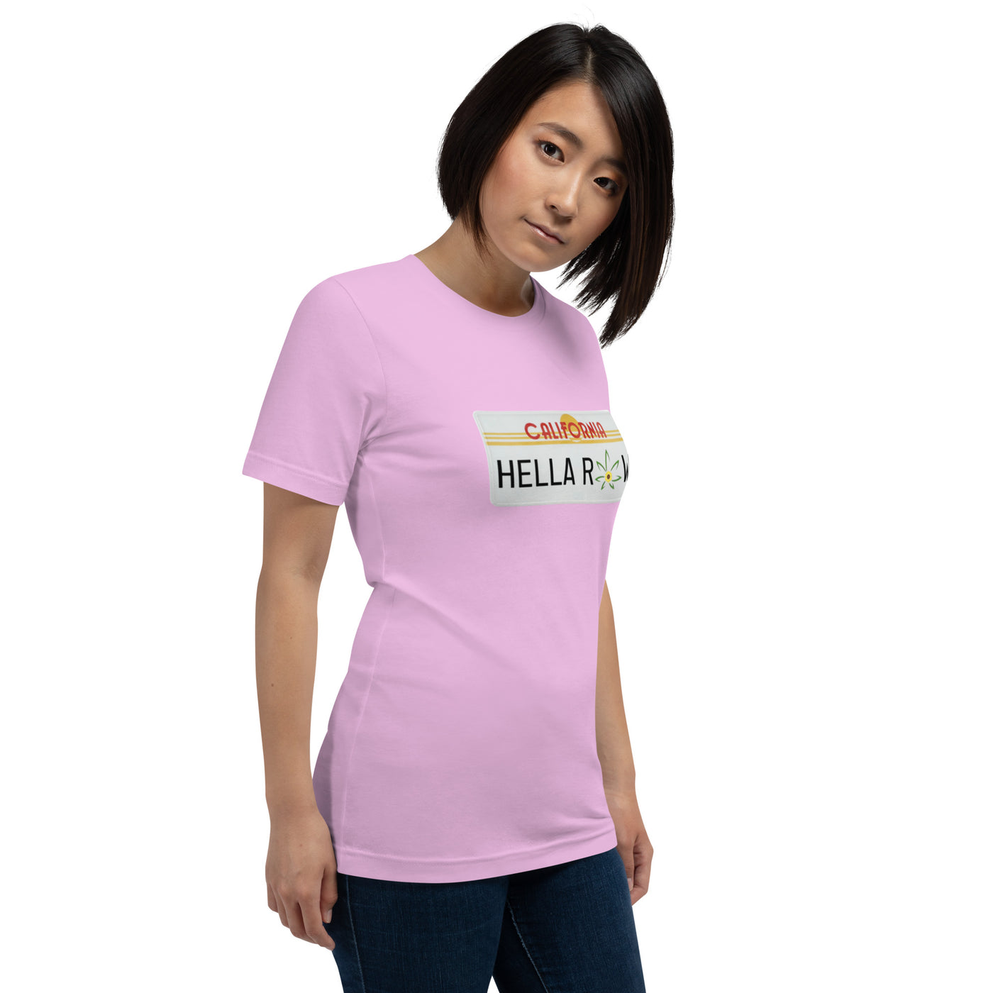 Hella Raw Cali License Plate Unisex t-shirt