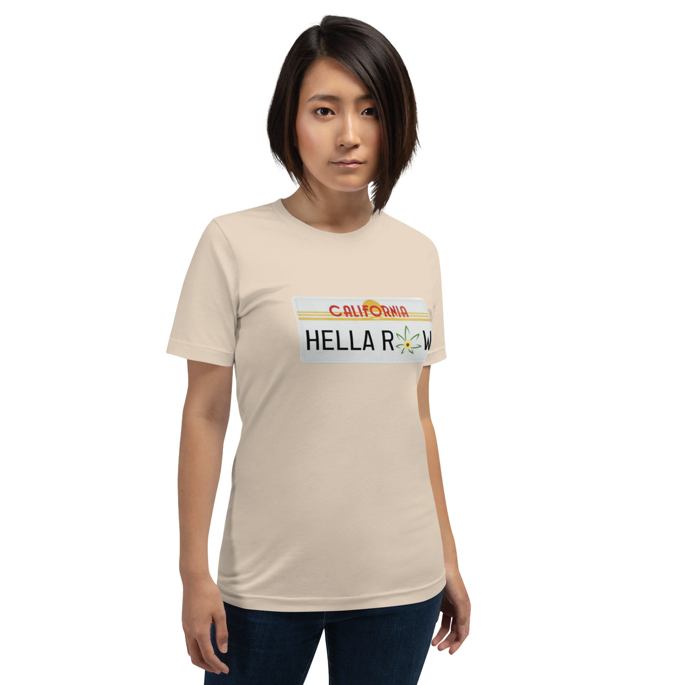 Hella Raw Cali License Plate Unisex t-shirt