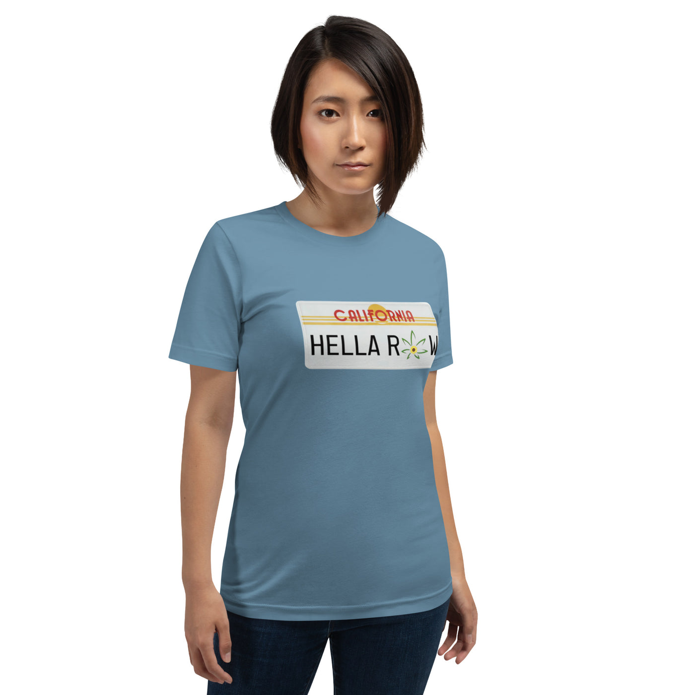 Hella Raw Cali License Plate Unisex t-shirt