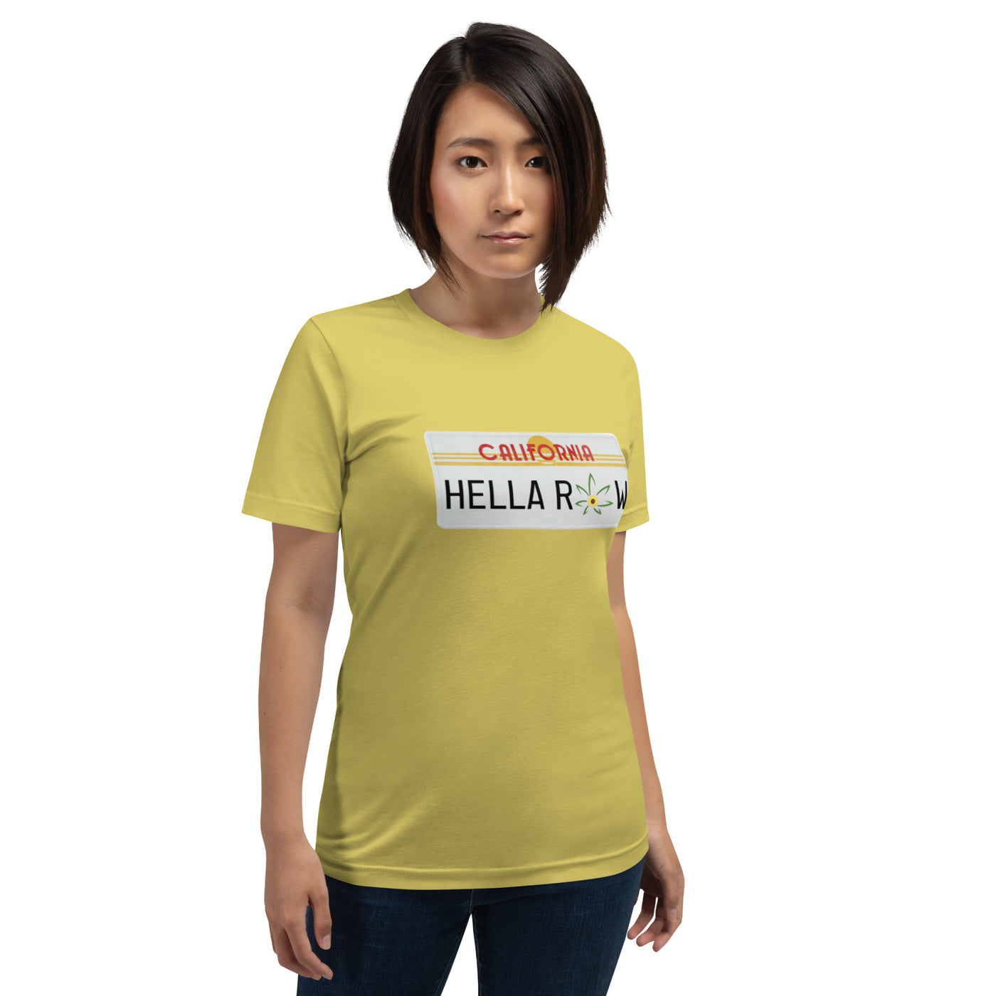 Hella Raw Cali License Plate Unisex t-shirt