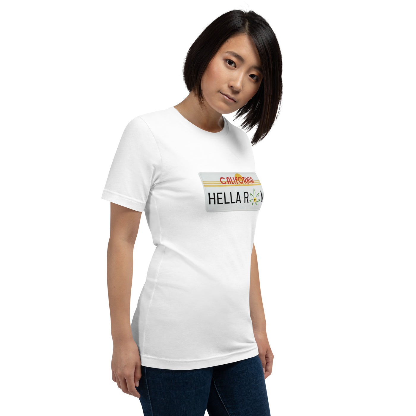 Hella Raw Cali License Plate Unisex t-shirt