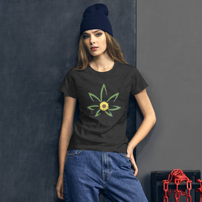 Hella Raw Women's Sunflower short sleeve t-shirt