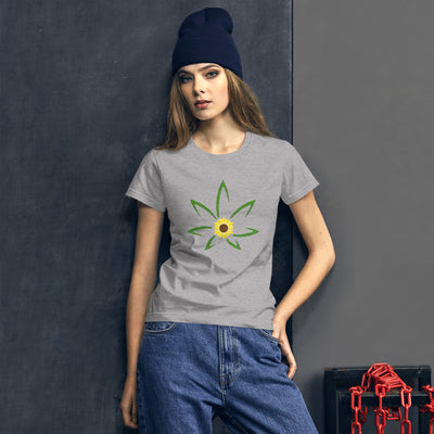 Hella Raw Women's Sunflower short sleeve t-shirt