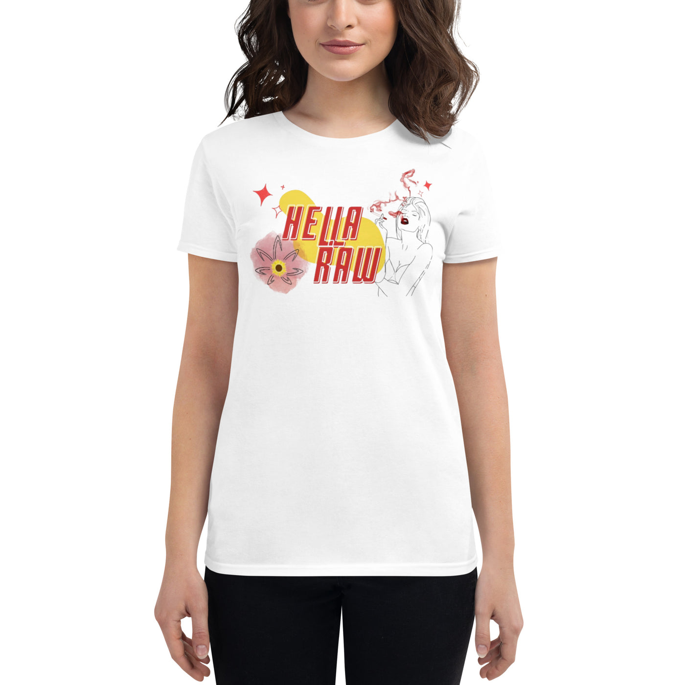 Hella Raw Women's short sleeve t-shirt